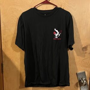 Converse Black Tee with Red Graphic